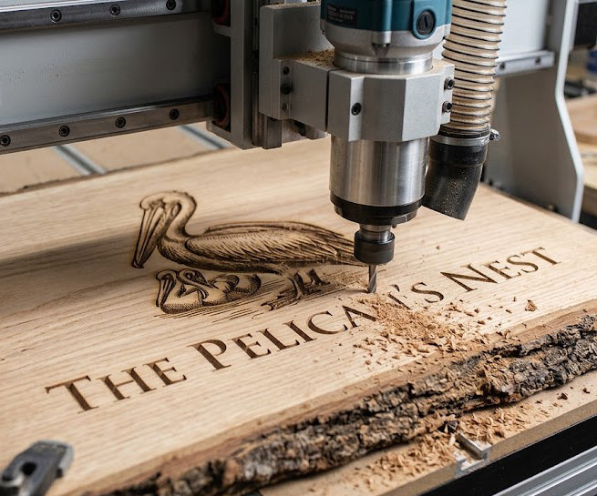 CNC Router Working